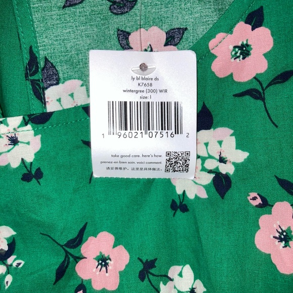 NWT Kate Spade Lily Blooms Blaire Dress, Size: Large - Picture 9 of 10